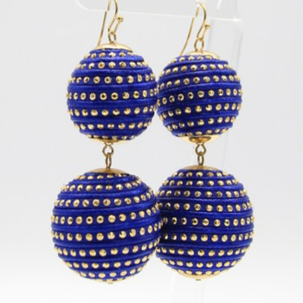 Studded Ball Drop Fashion Earrings
